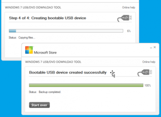 วิธีสร้าง USB flash drive Windows 7?