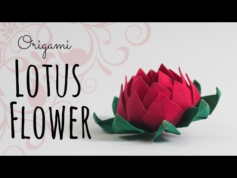 วิธีการทำดอกไม้ origami?